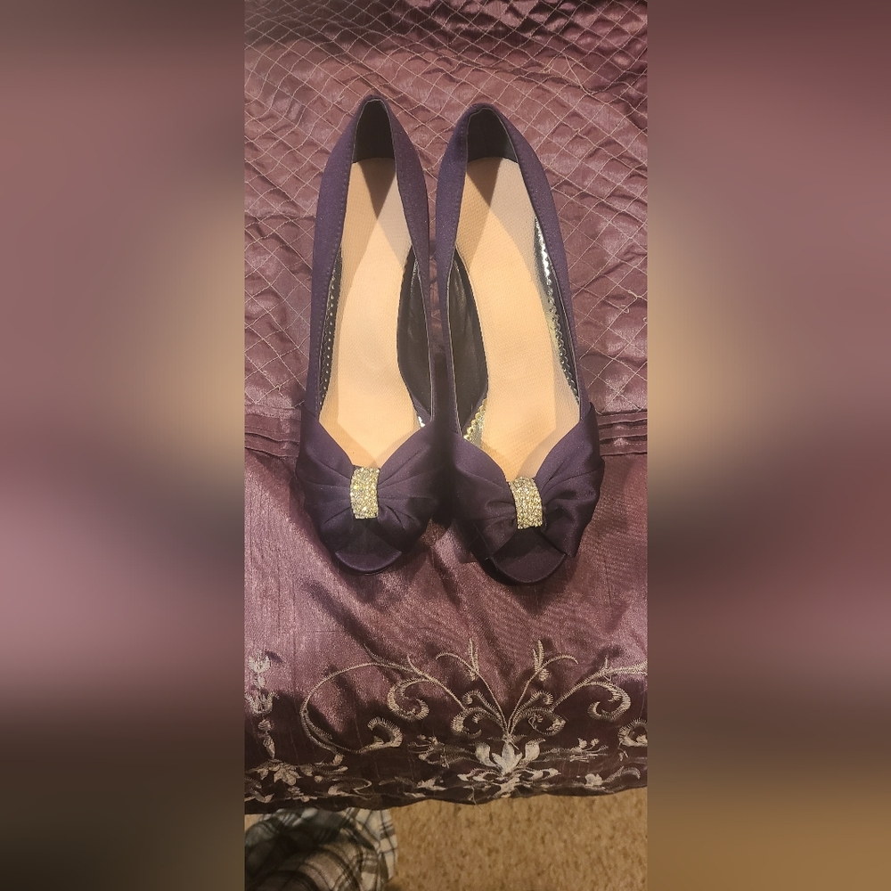 Michaelangelo Diana rhinestone high heel size 8.5